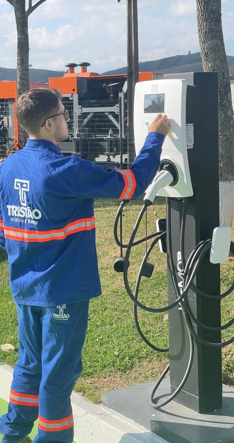 Estação de recarga veicular